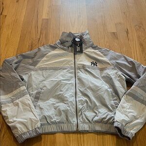 NWT The Wind Collective New York Yankees Colorblock Track Jacket Sz S